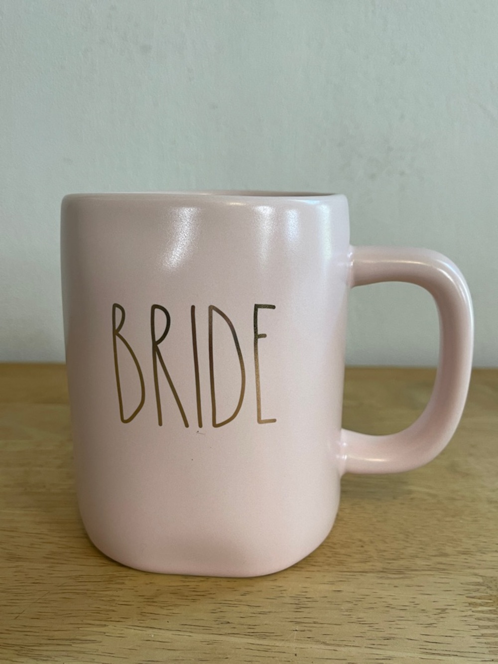 Rae Dunn Soft Pink Bride Mug